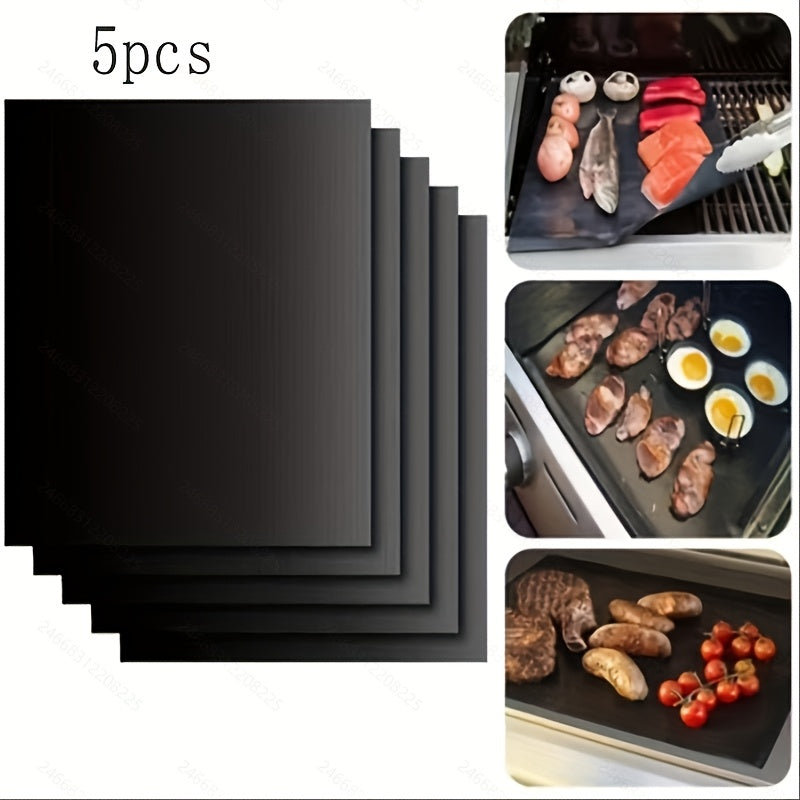 Braai mats with food